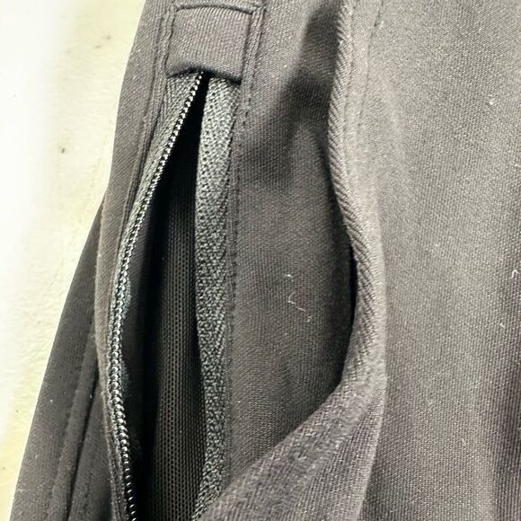 EUC Athleta Women’s Black Track Joggers Pants - Zip Pockets - Size XXS - Picture 3 of 9